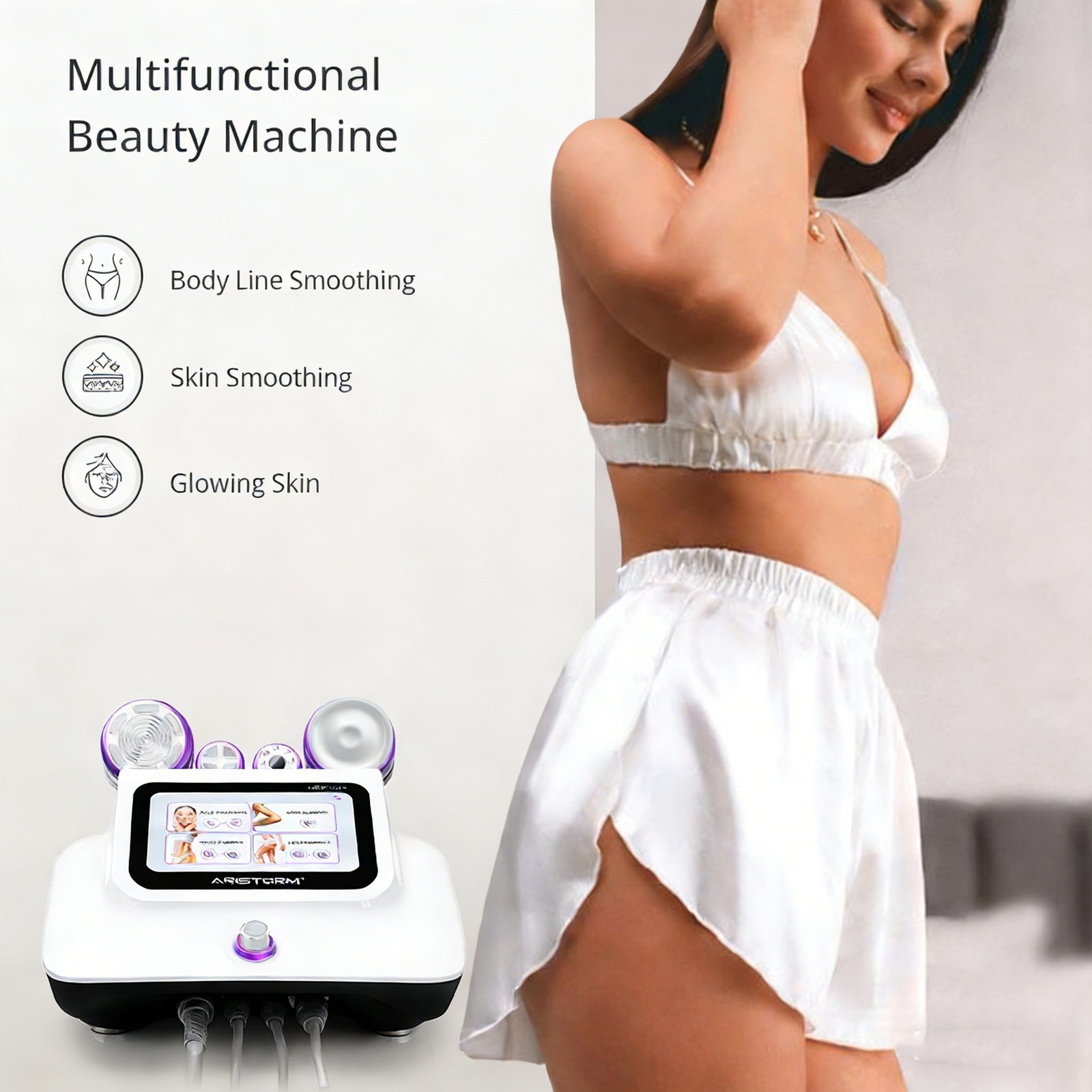 4 Probes Machine for Taut Skin & Jawline Definition Snatched Waist Dual-mode