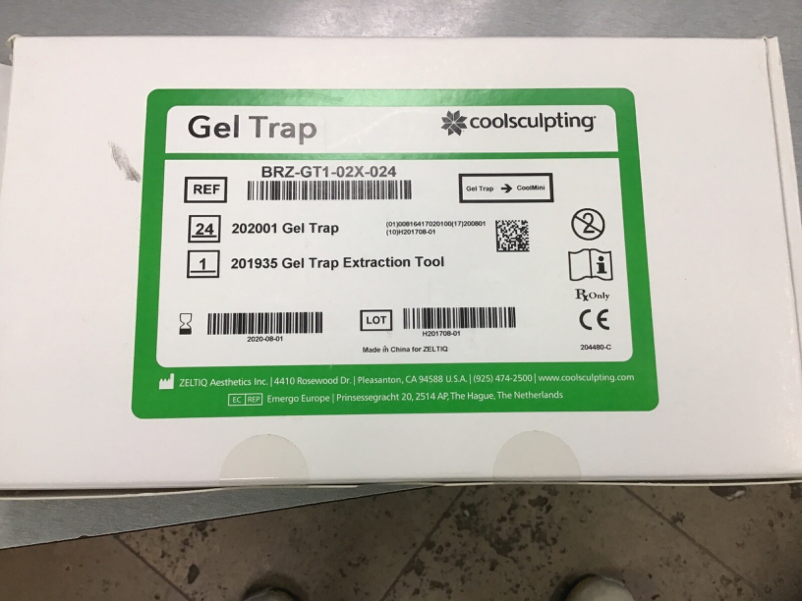 CoolMini Gel Trap CoolSculpting Filter Cartridges BRZ-GT1-02X-024 (24 pack)