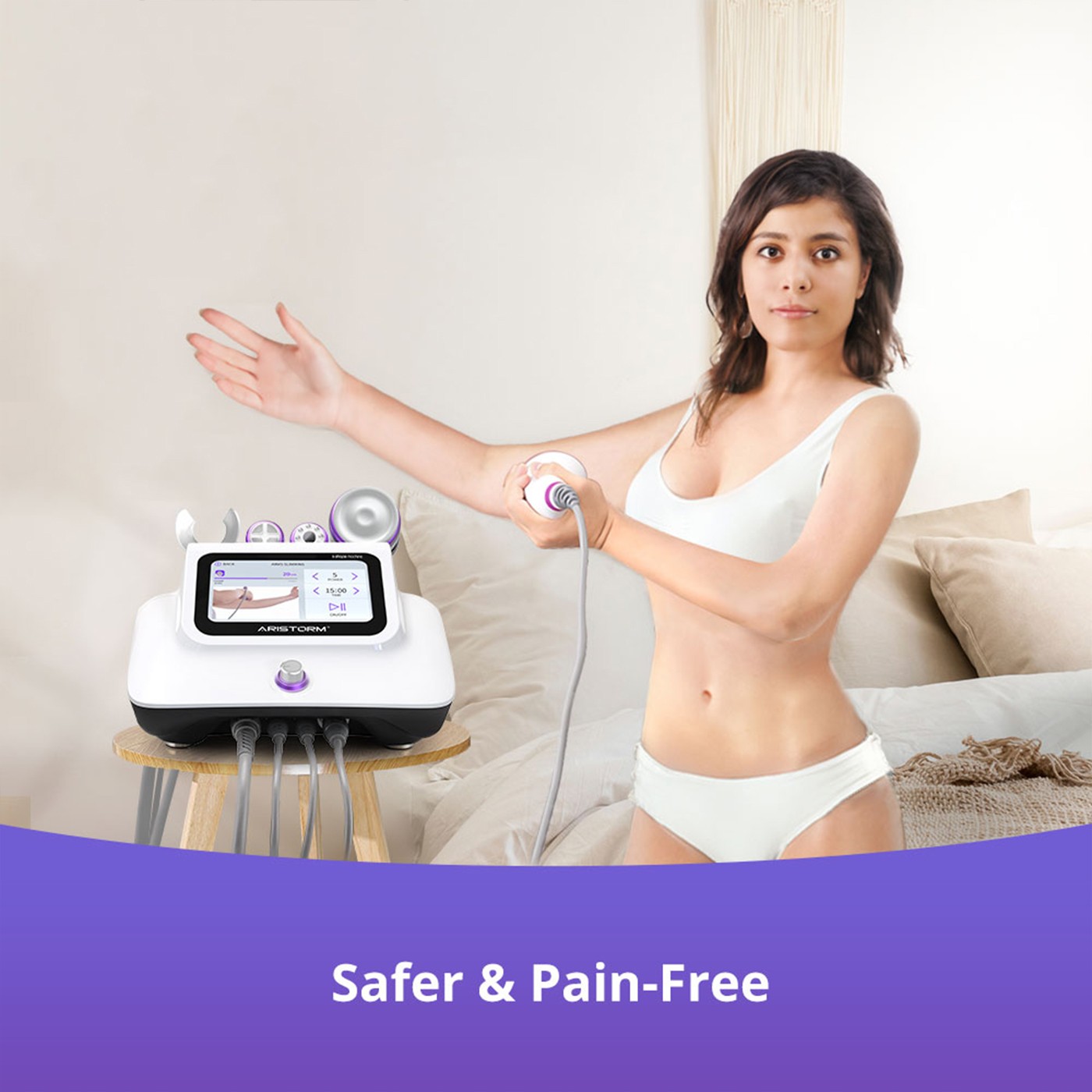 4 Probes Machine for Taut Skin & Jawline Definition Snatched Waist Dual-mode