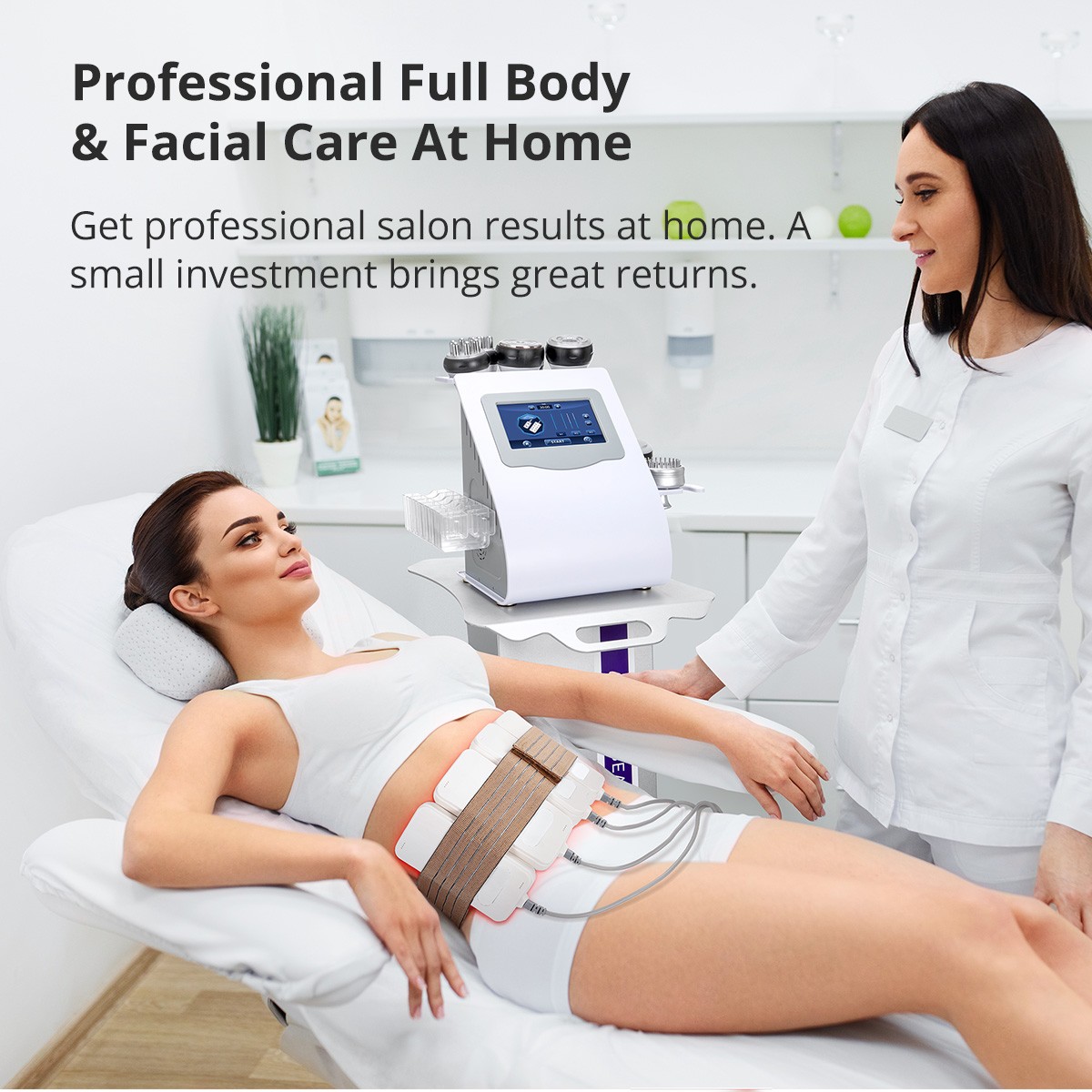 New 6 in 1 Beauty Machine for Skin Smoothing & Silhouette Improvement Massage