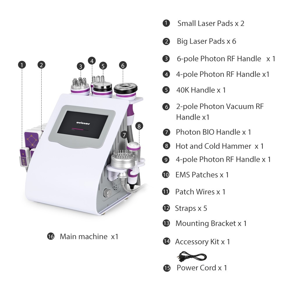 10 in 1 Beauty Machine for Body Massage Facial Skin Care Skin Lifting Weight Log
