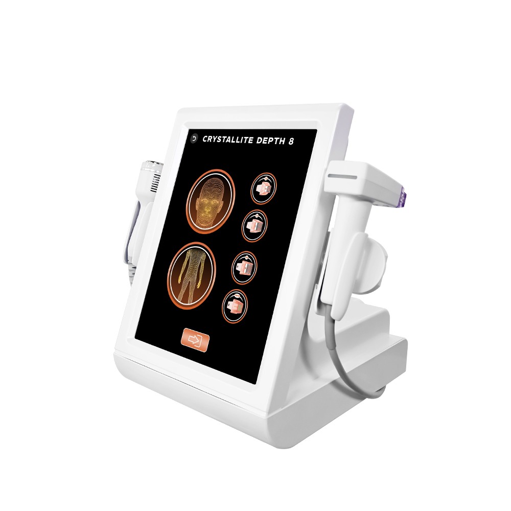 2025 Professional M8 Fractional Gold RF Beauty Spa Machine Face Lift Cold Hammer