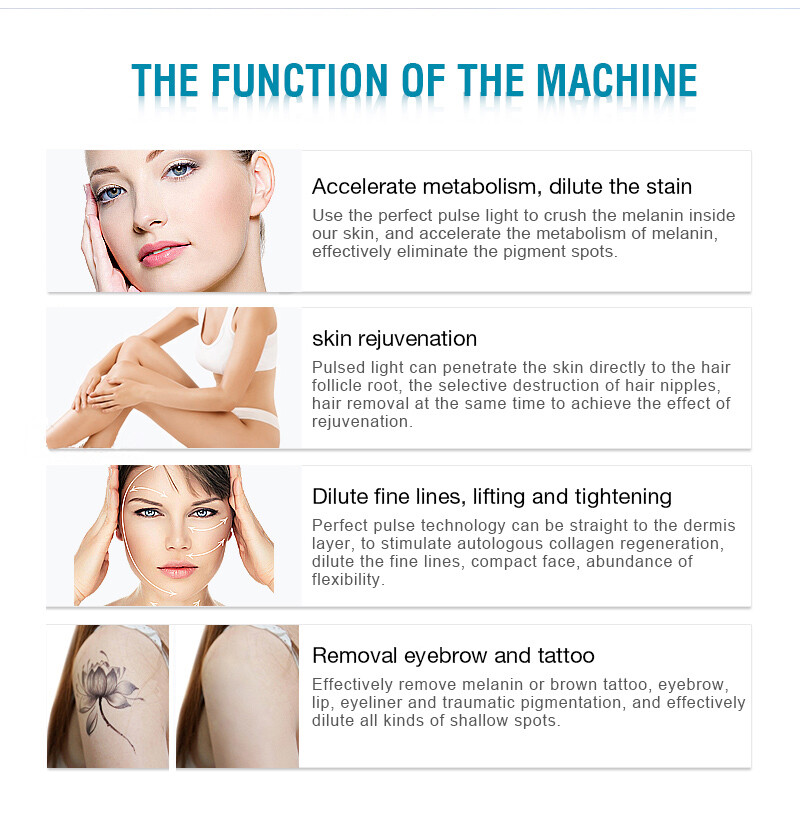 3IN1 ND YAG TATTOO REMOVAL IPL OPT Hair Removal Laser RF Skin Beauty Machine