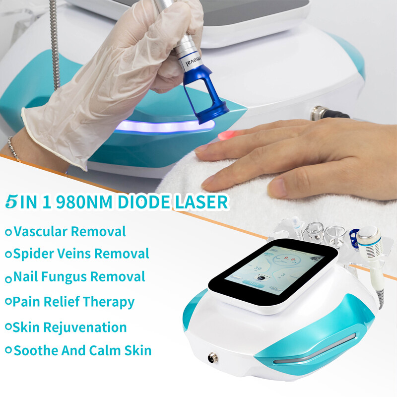 980nm Laser Device for Spider Veins, Nail Fungus Removal & Physical Therapy