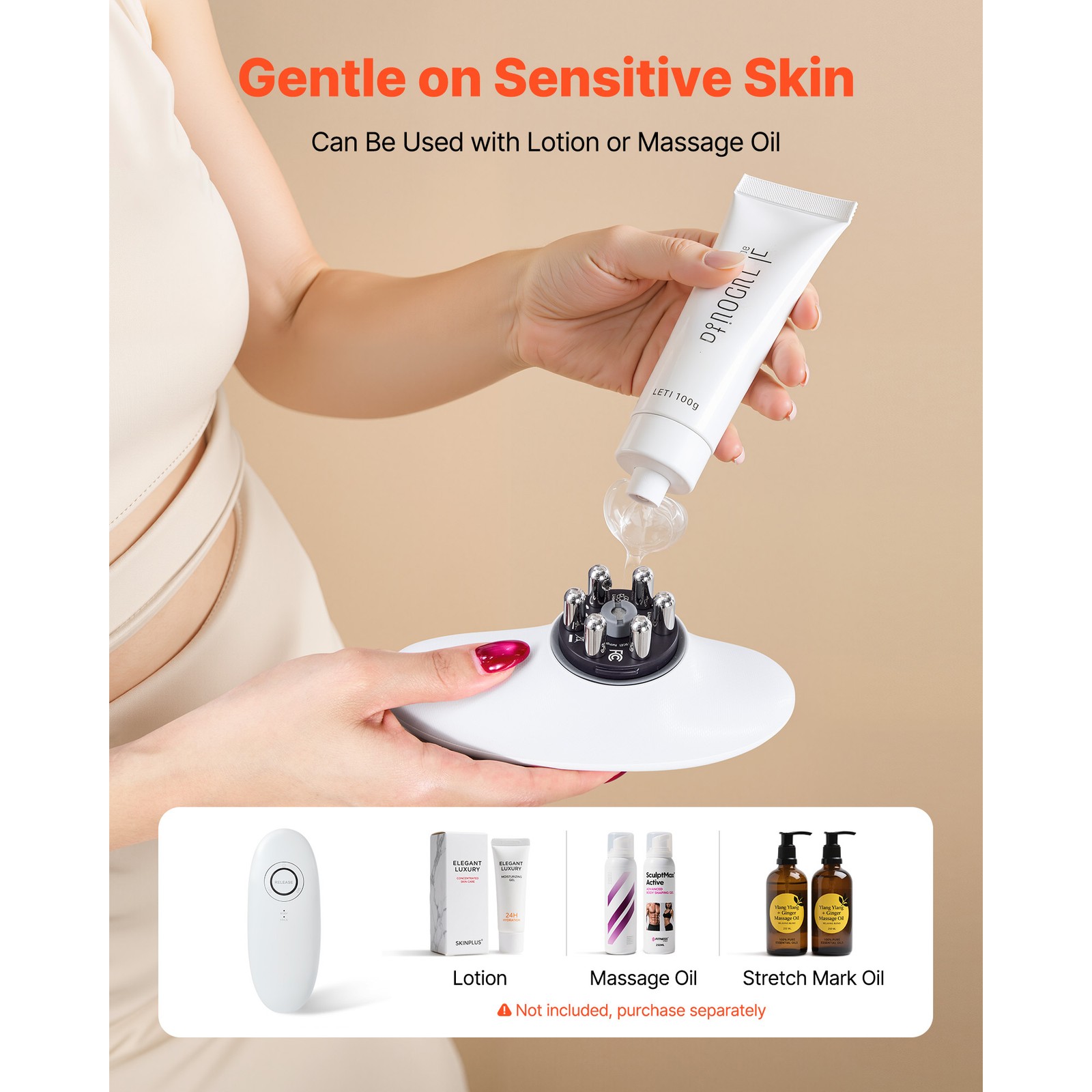 Uimoso 3-in-1 Electric Body Contouring Device with Adjustable Modes