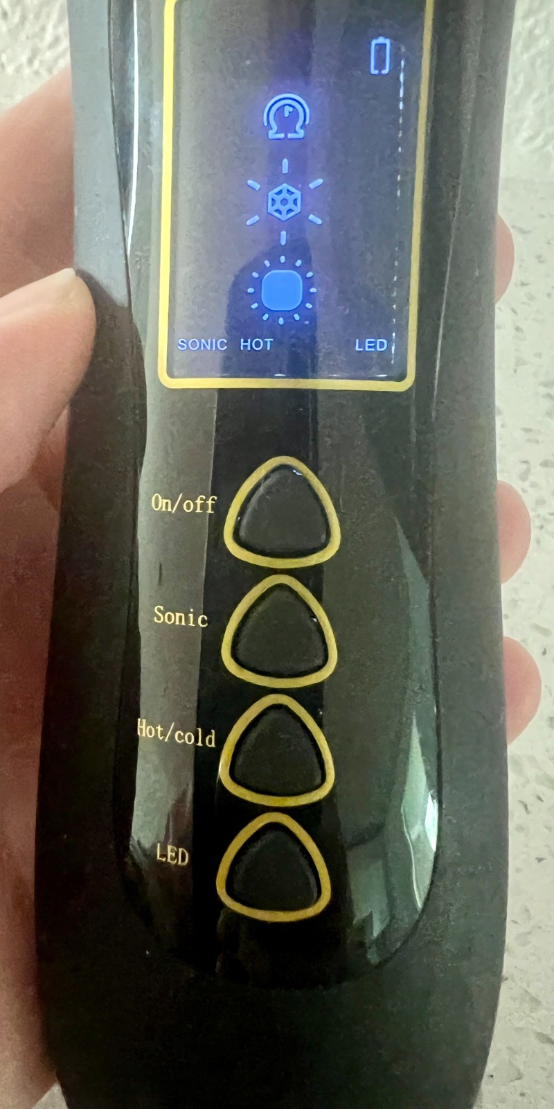 Empire Tech 24K GOLD PRO Red Light Therapy Wand – With 4 Light Treatment Options