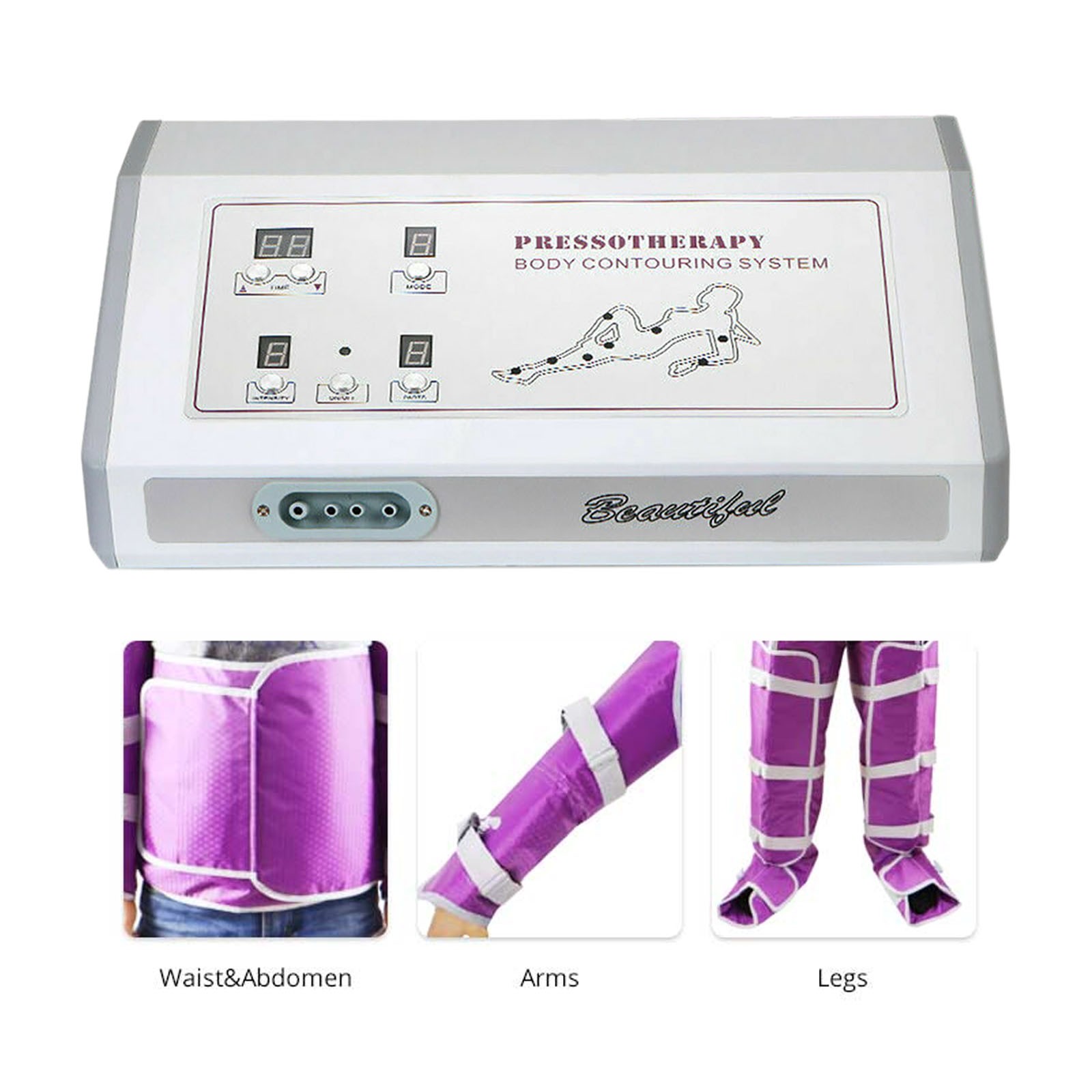 Air Pressure Pressotherapy Lymphatic Drainage Weight Loss Machine , Slimming Set