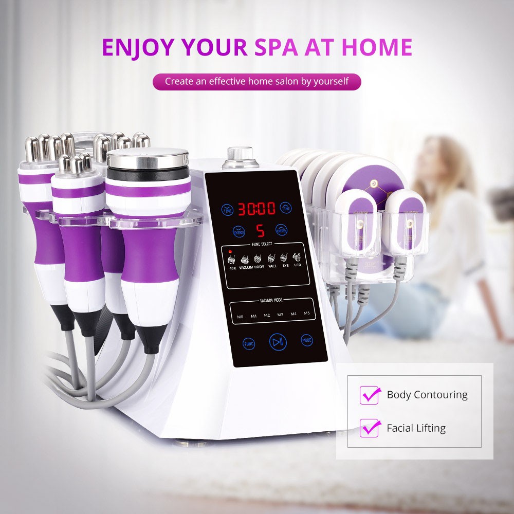 6 IN 1 Full Body Facial Massage Machine for Skin Care Body Massage Salon Machine