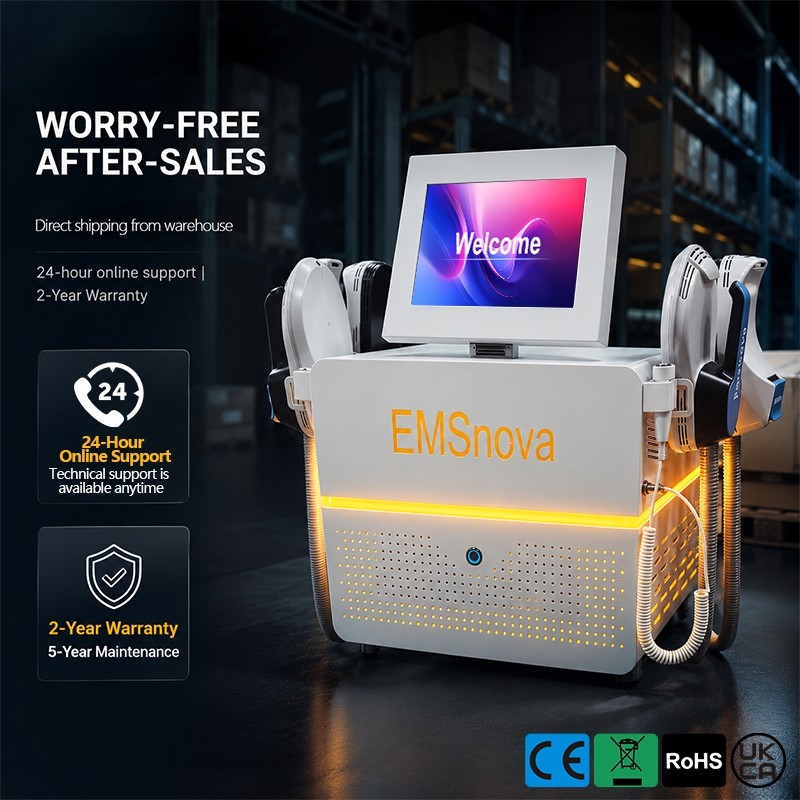 6500W 4 Handles EMS Nova Body Sculpt Slimming Muscle Training Beauty Machine
