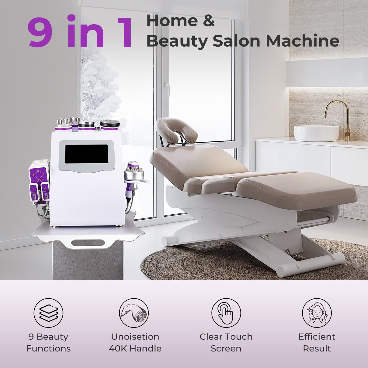 9 in 1 Beauty Machine for Body Massage Facial Skin Care Skin Lifting Body care