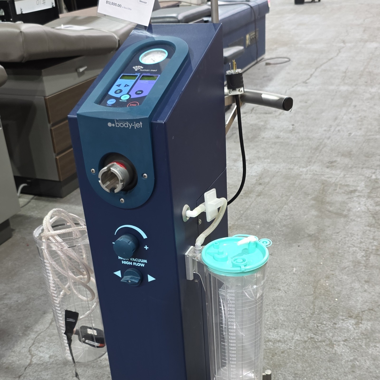 Human Med body-jet REF/CAT 500000-1 Cart Mounted Liposuction Laser