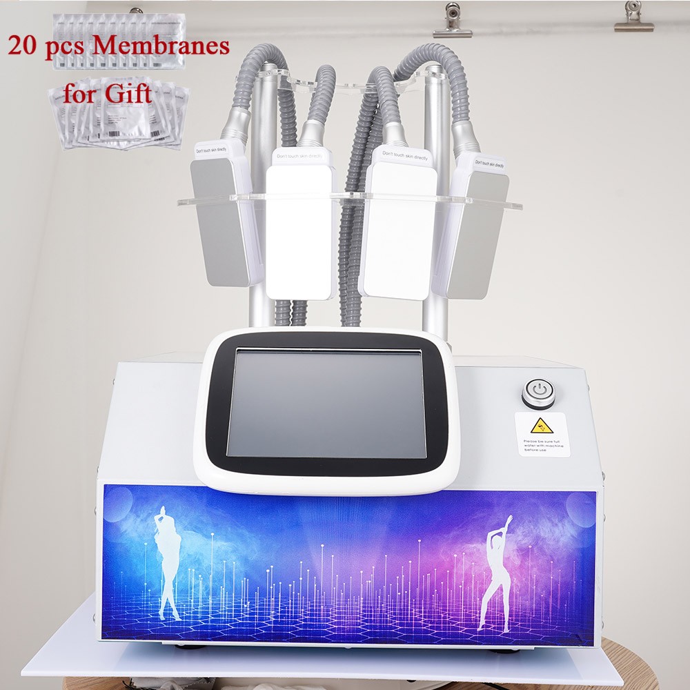 myChway 4 Pads Cold Freezing Cool Therapy Freezing Body Massager Beauty Machine