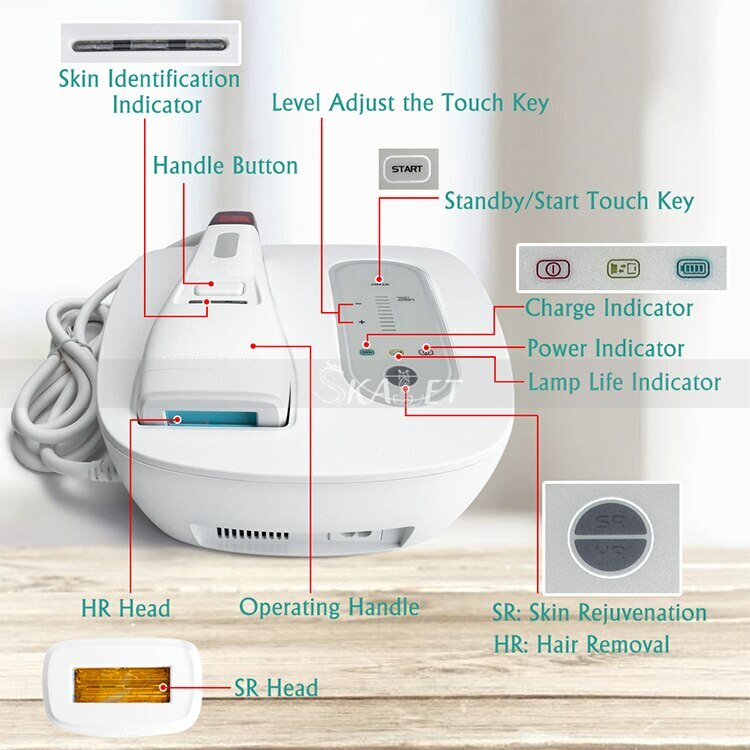 Face and Body Skin Rejuvenation Beauty Machine IPL Laserrr Hair Removal Machine
