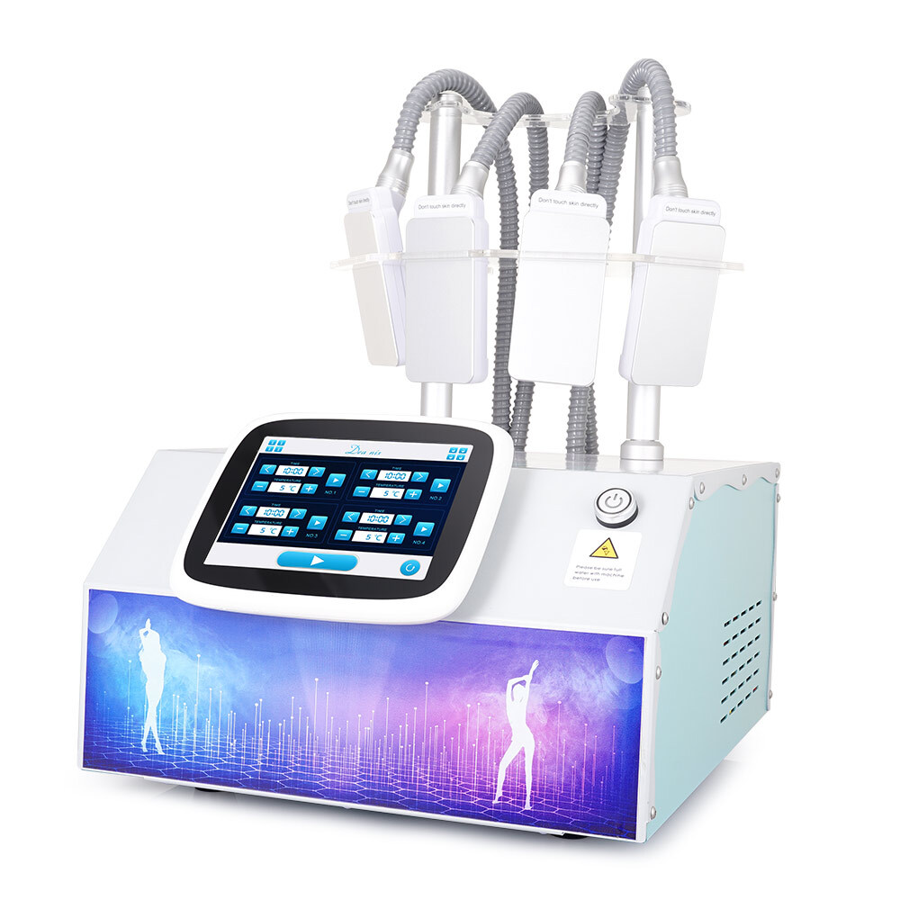 myChway 4 Pads Cold Freezing Cool Therapy Freezing Body Massager Beauty Machine