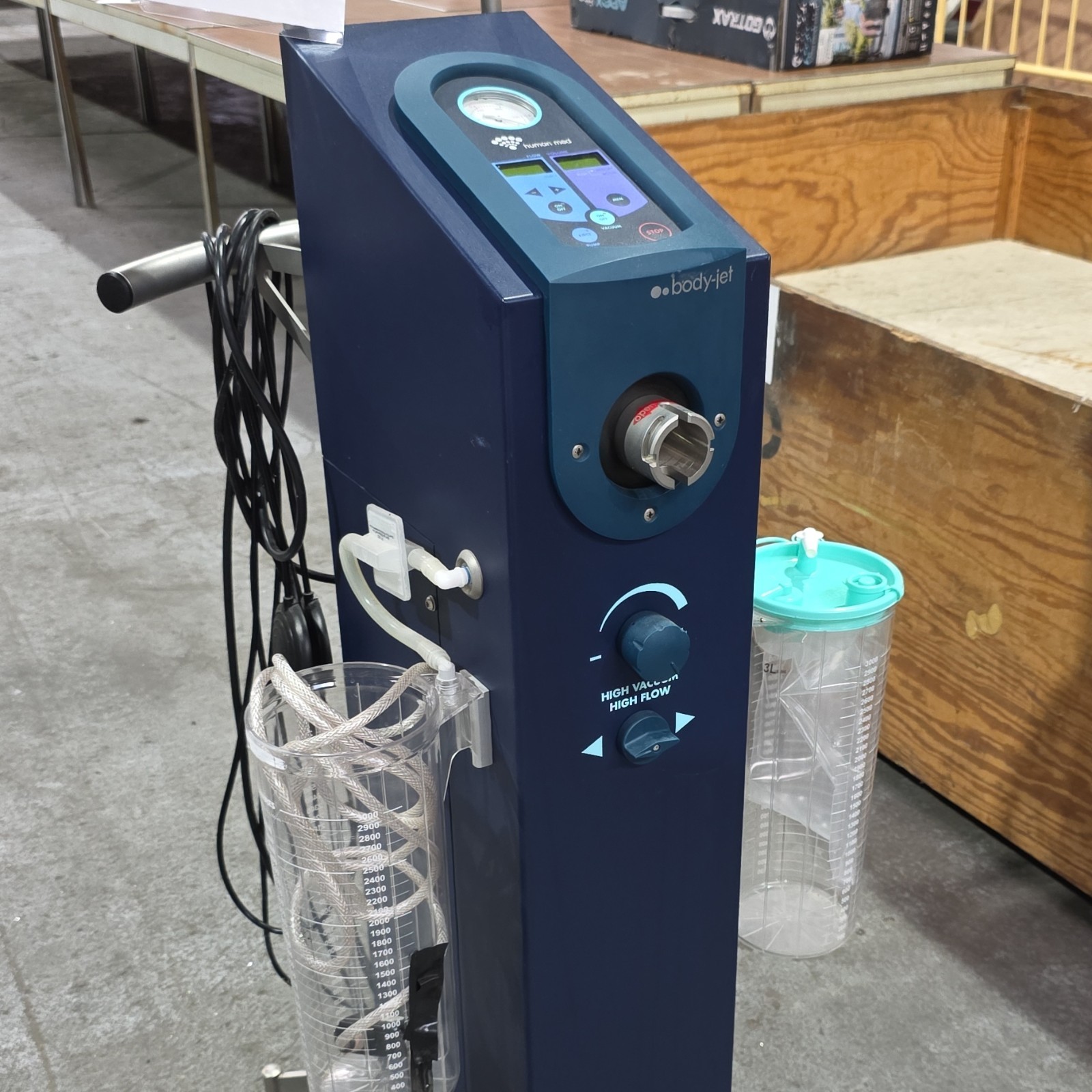 Human Med body-jet REF/CAT 500000-1 Cart Mounted Liposuction Laser