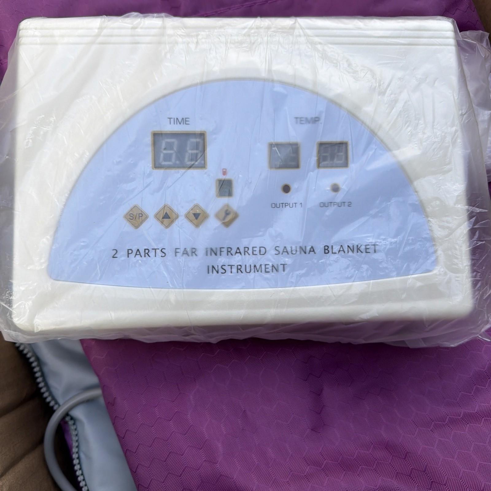 Open Box – 2 Parts Far Infrared Sauna Blanket Instrument – Untested