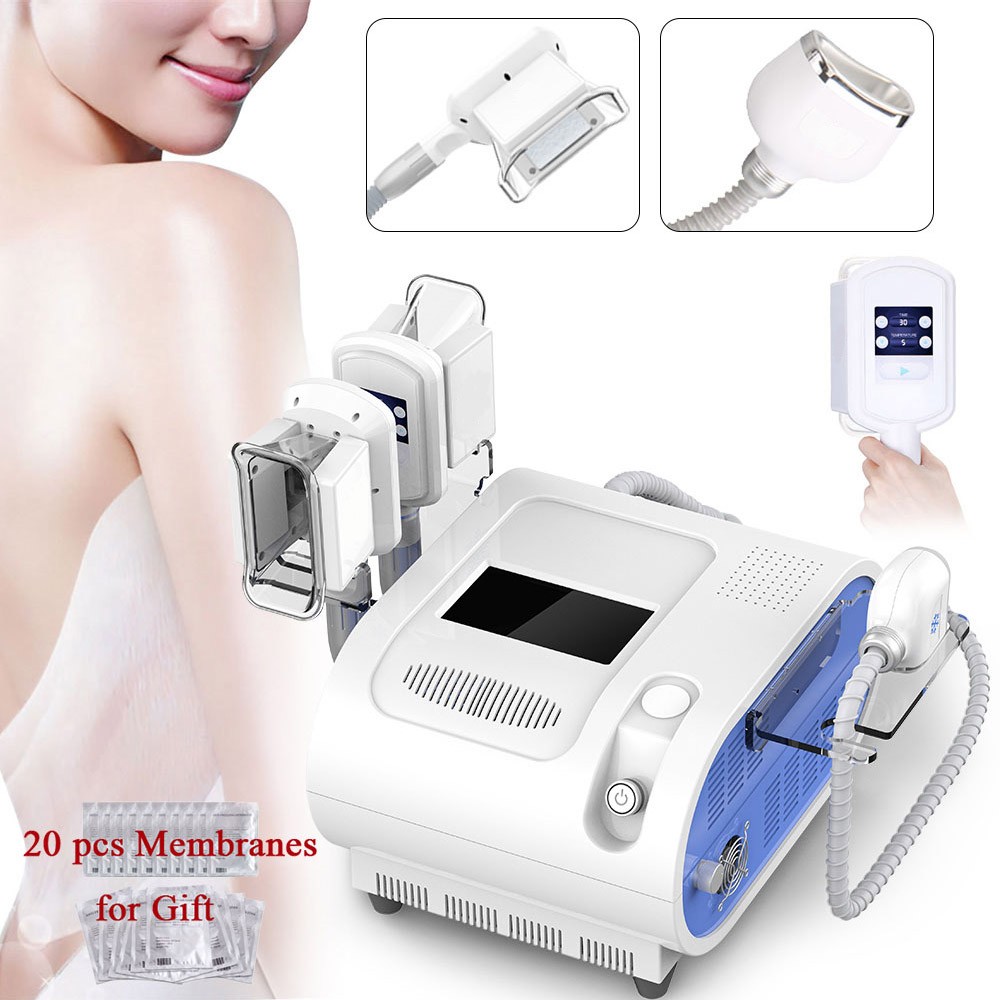 3 Handles Cool Freeze Beauty Machine for Facial & Body Line Improvement Salon