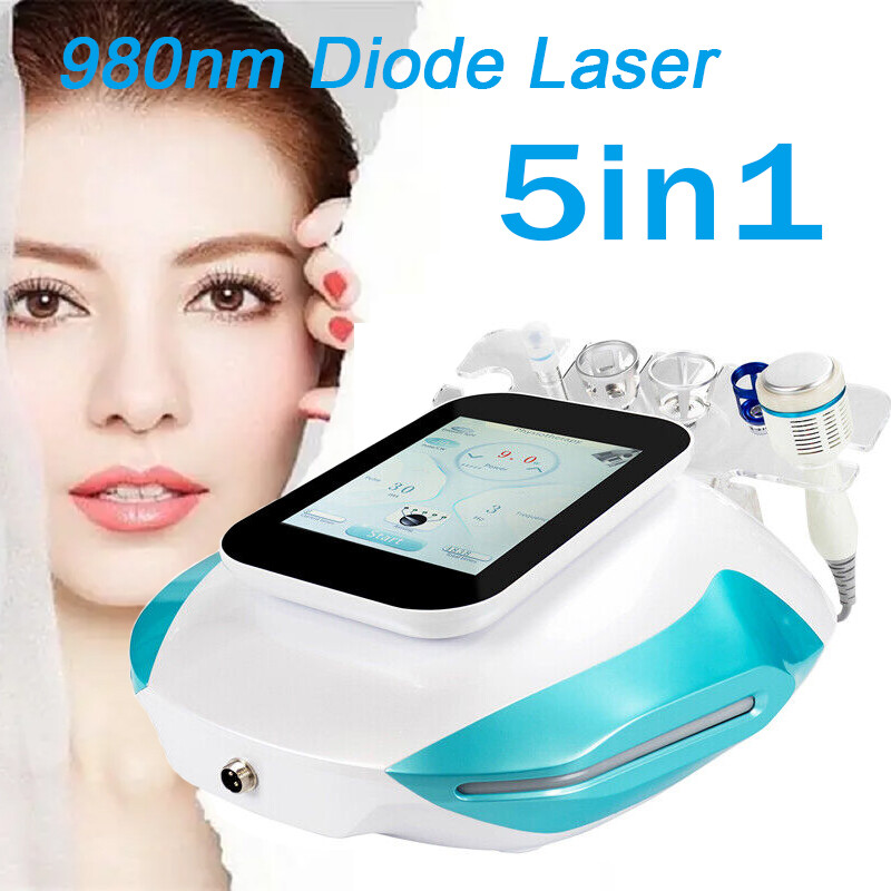 980nm Diode Laser Machine Remove Vascular Spider Vein Nail Fungus & Pain Therapy