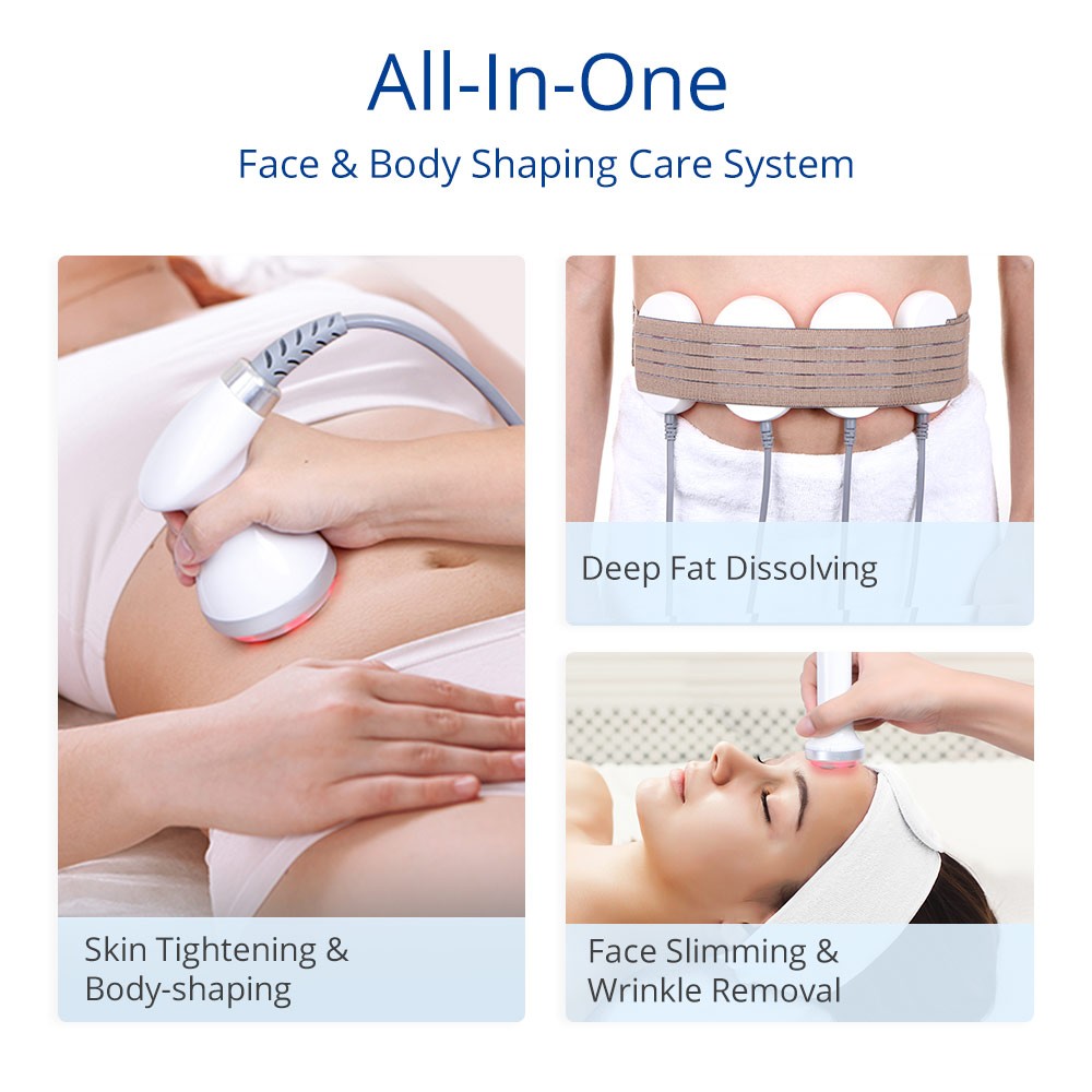 Premium 6 in 1 Beauty Machine for Skin Smoothing Enhance Body Curves With Cream