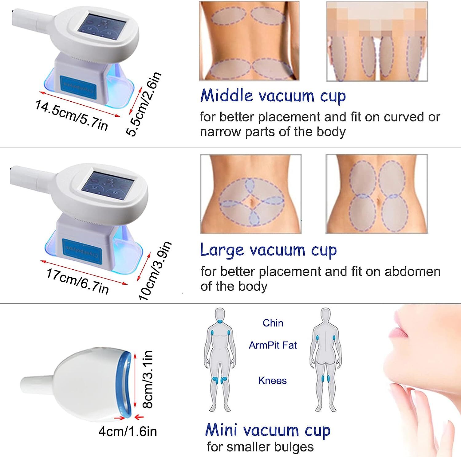 Body Sculpting Cryo therapy Fat Freezing Machine Loss Weight Skin Tightening