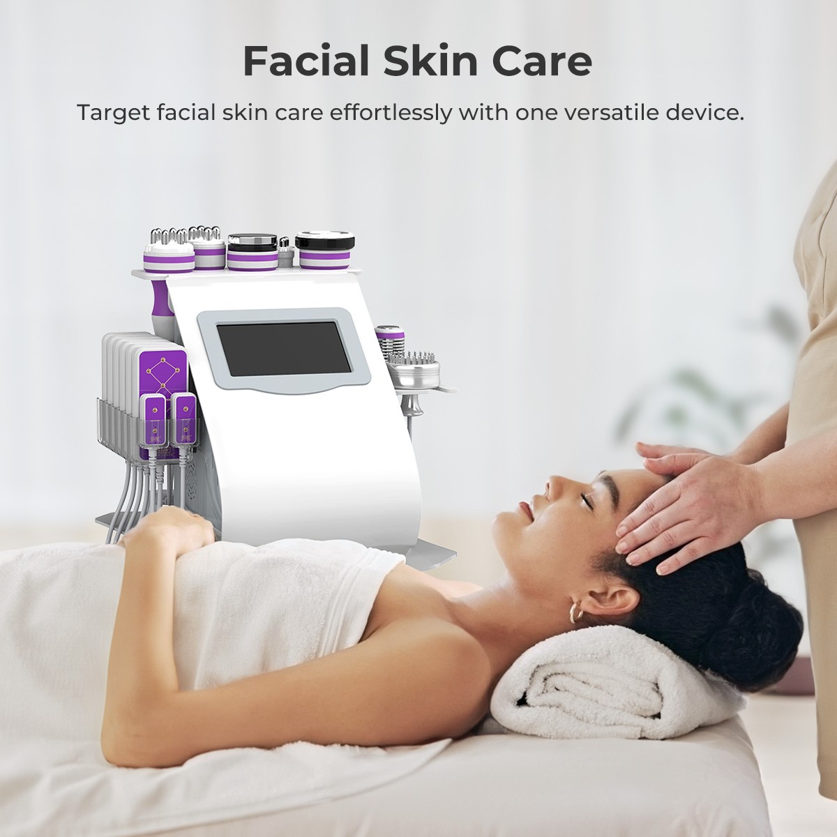 Multi-Function 9 in 1 Beauty Machine for Skin Firmness & Silhouette Improvement