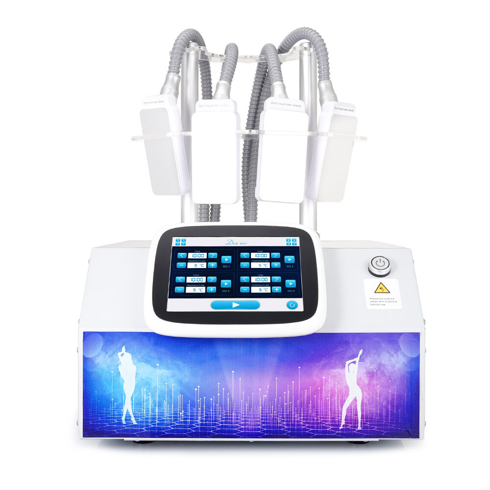 myChway 4 Pads Cold Freezing Cool Therapy Freezing Body Massager Beauty Machine