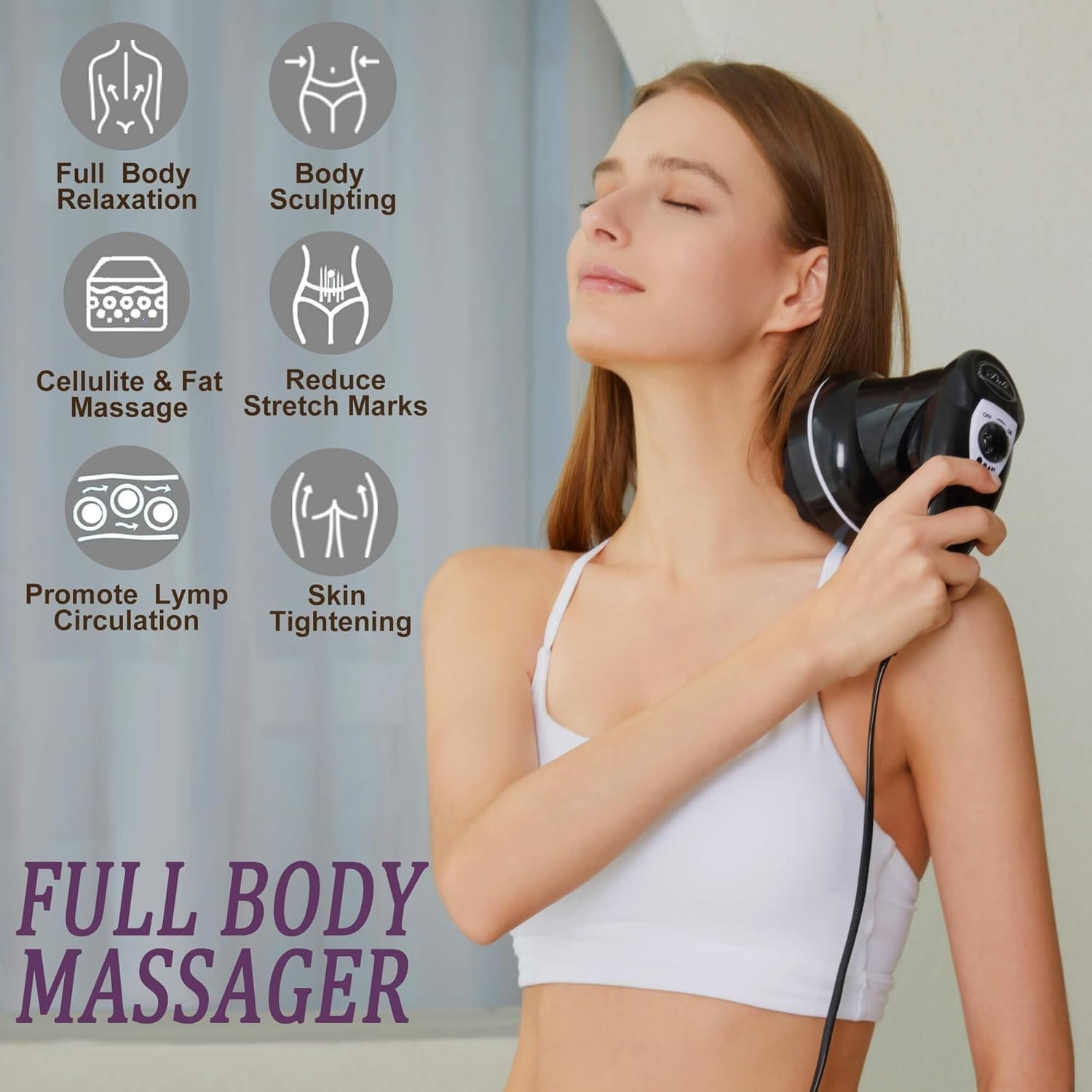 Waist Slimming Massager – 6-Speed Cellulite Massage Tool