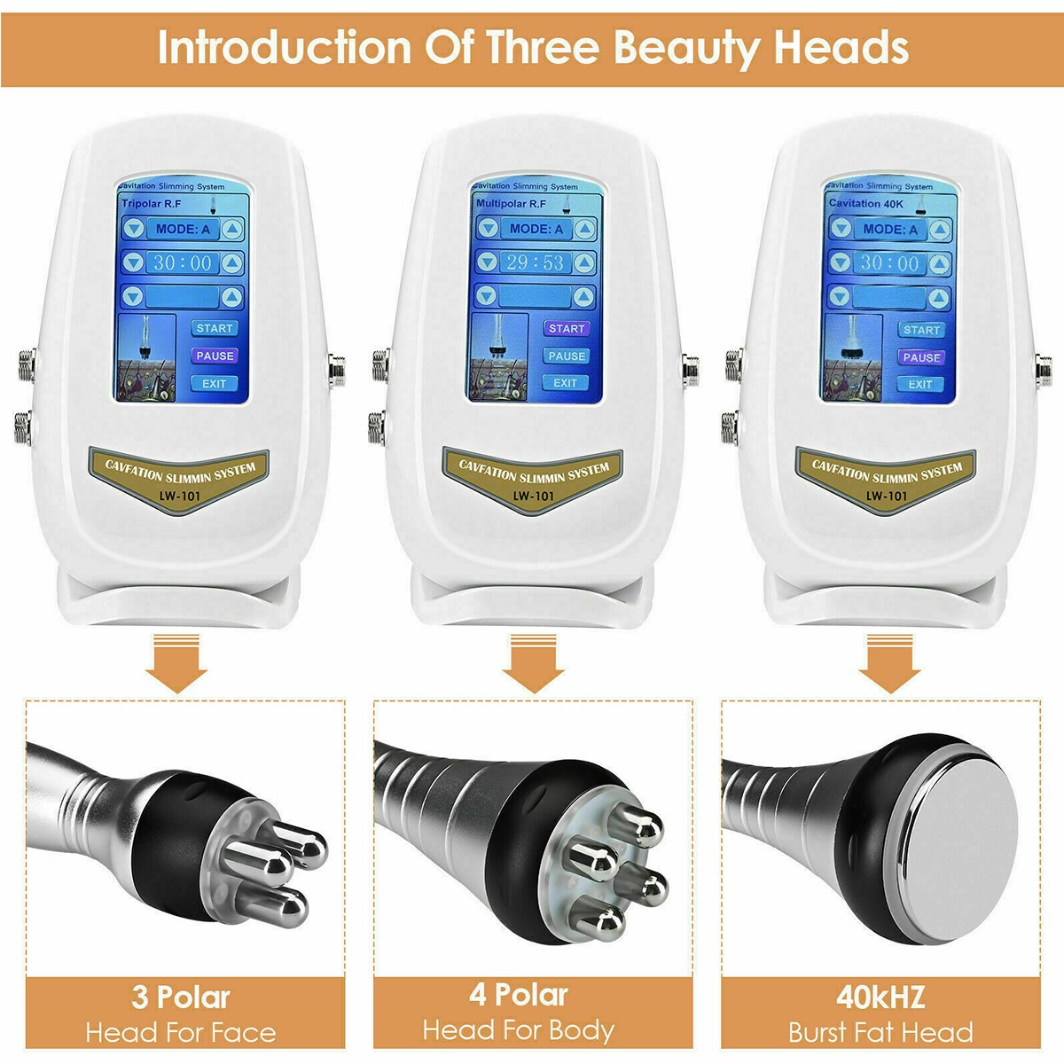 Professional Beauty Body Machine Skin Tightening Wrinkle Removal Equipment USA
