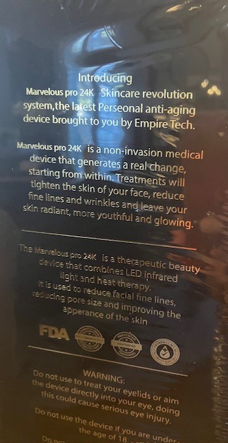 EmpireTech MARVELOUS 24K PRO GOLD Skincare System – Sealed BOX – Full set $695