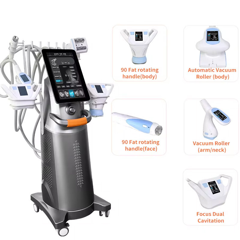 5 in 1 Vela Shape Body Slimming Machine RF Vacuum Rolling Body Lift Fat Removal