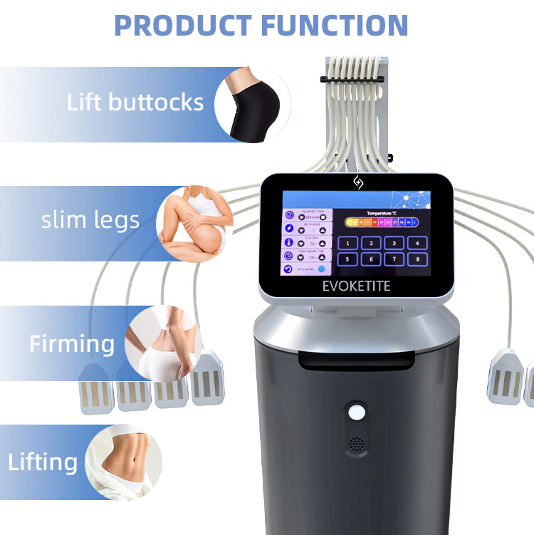 Safty temperature controlled RF-boxes stimulate fat burn skin firming device
