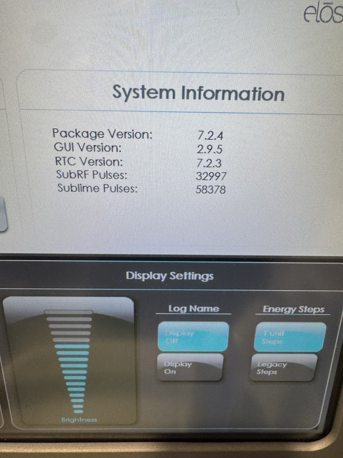 Used 2012 Syneron Elos Plus