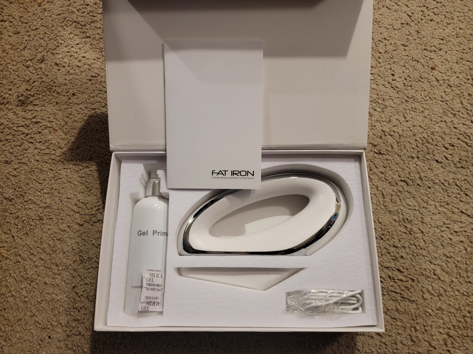 LUMINA NRG Fat Iron Body Fat Slimming and Skin Tightening Device – White