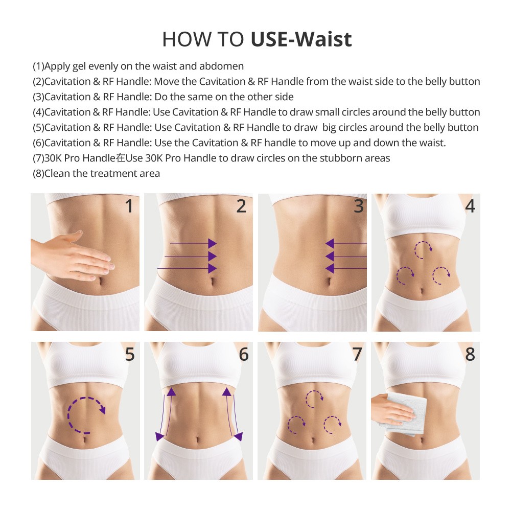 4 Function Handles Machine for Improve Skin Texture Body Line Smooth Dual-mode