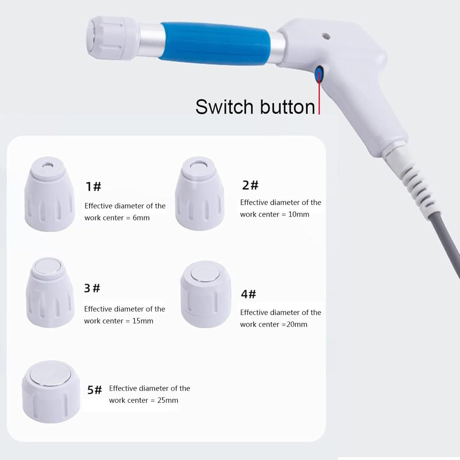 Shockwave Therapy Machine for Muscle & Shoulders Pain Relief ED Therapy Machine