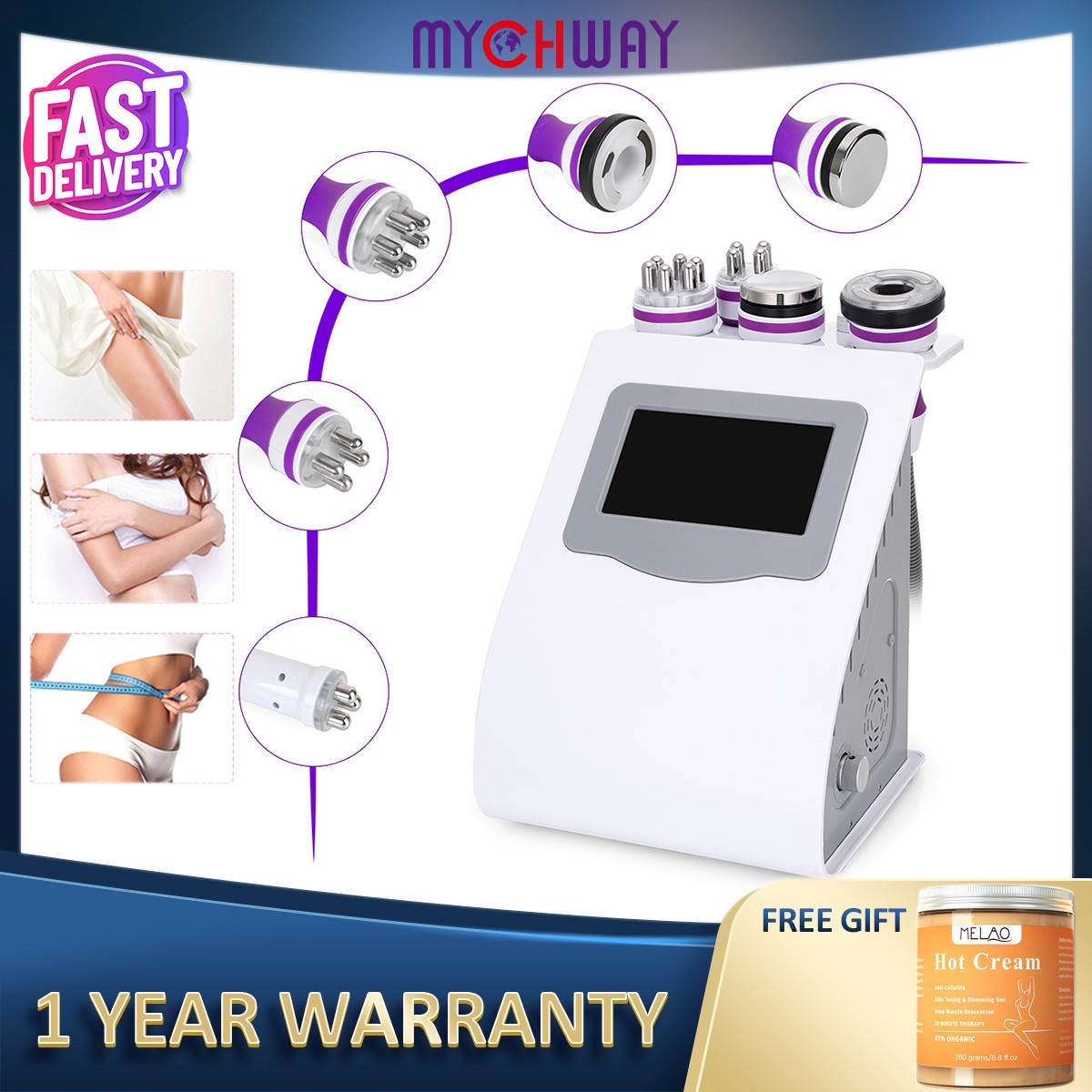 5 in 1 Beauty Machine – Facial Body Care Massage Home Salon Equipment FAST SHIP