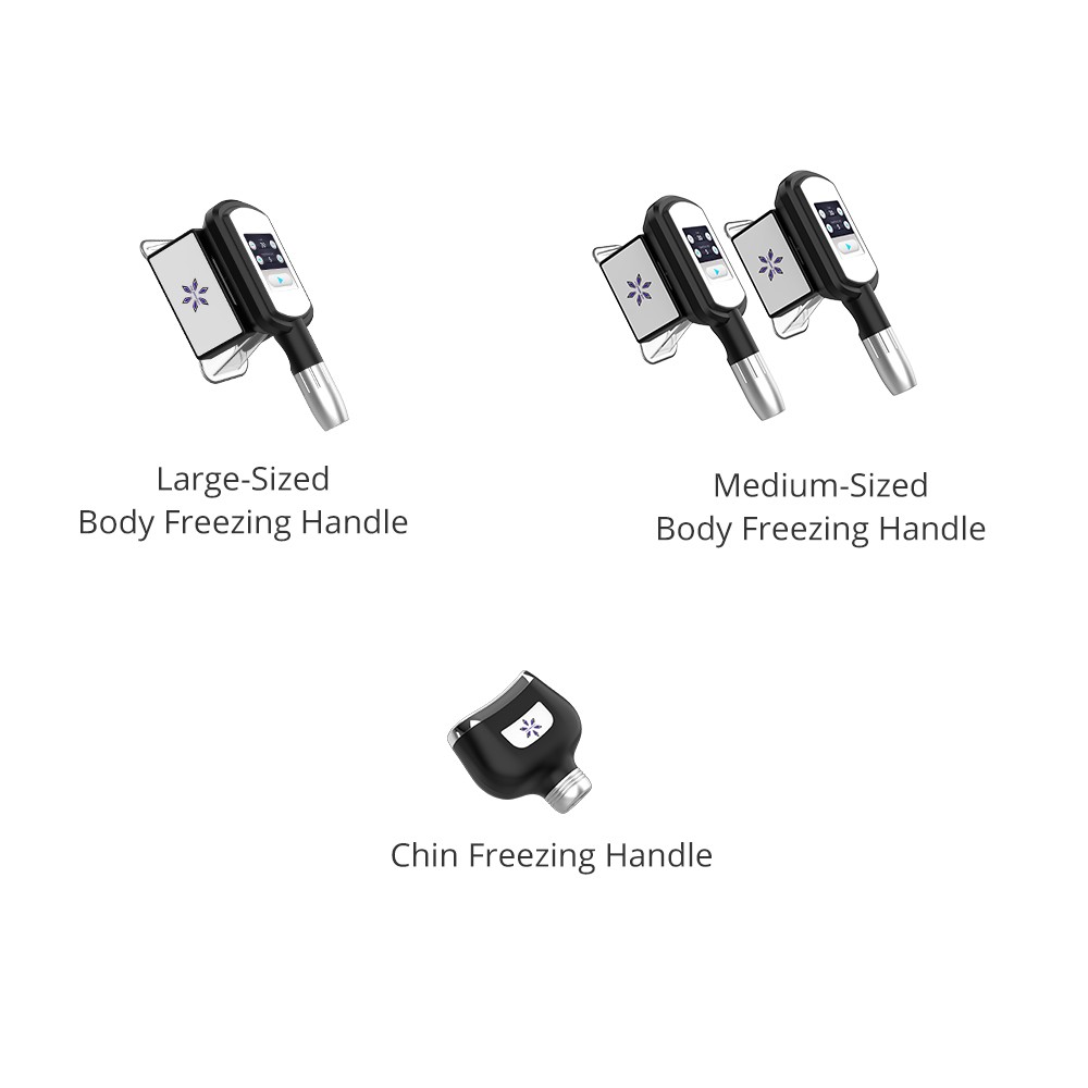 4 Handles Freezing Double Chin Removal Cool Therapy Body Massager Beauty Machine