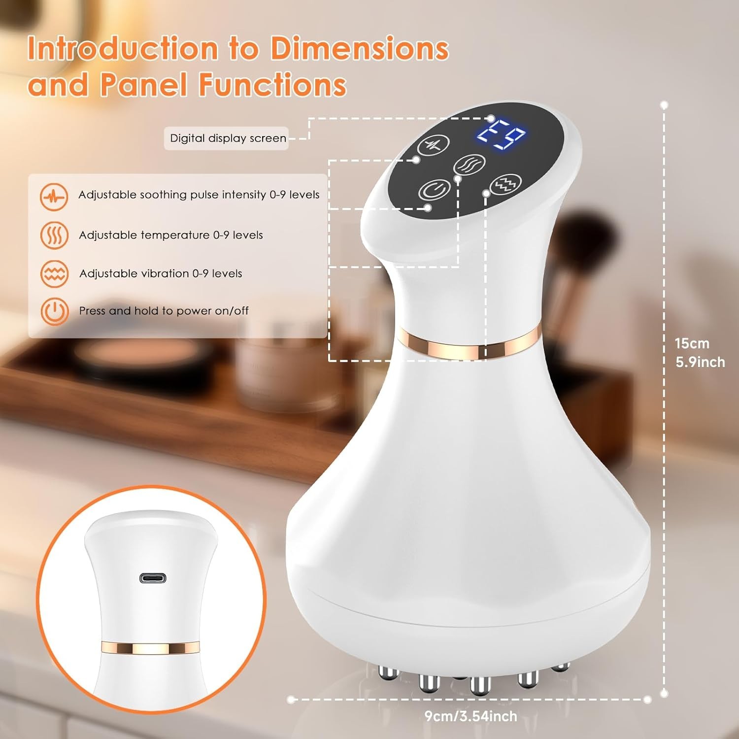 Body Sculpting Machine & Anti-Cellulite Massager: Rechargeable Lymphatic Drai…