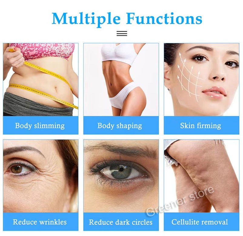 80K 6 In 1 Body Slimming Machine RF Anti-Wrinkle Rejuvenation Skin Lift Tighten