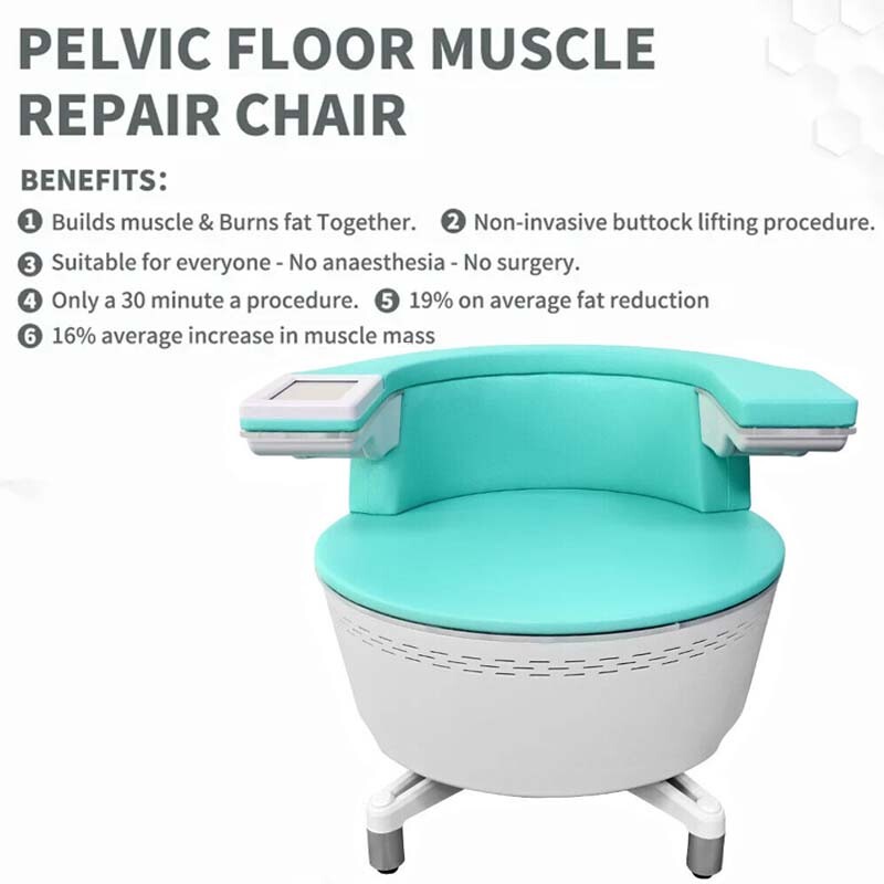 Butt Lifting Woman Pelvic Floor Machine Chair Postpartum Treatment Muscle Repair