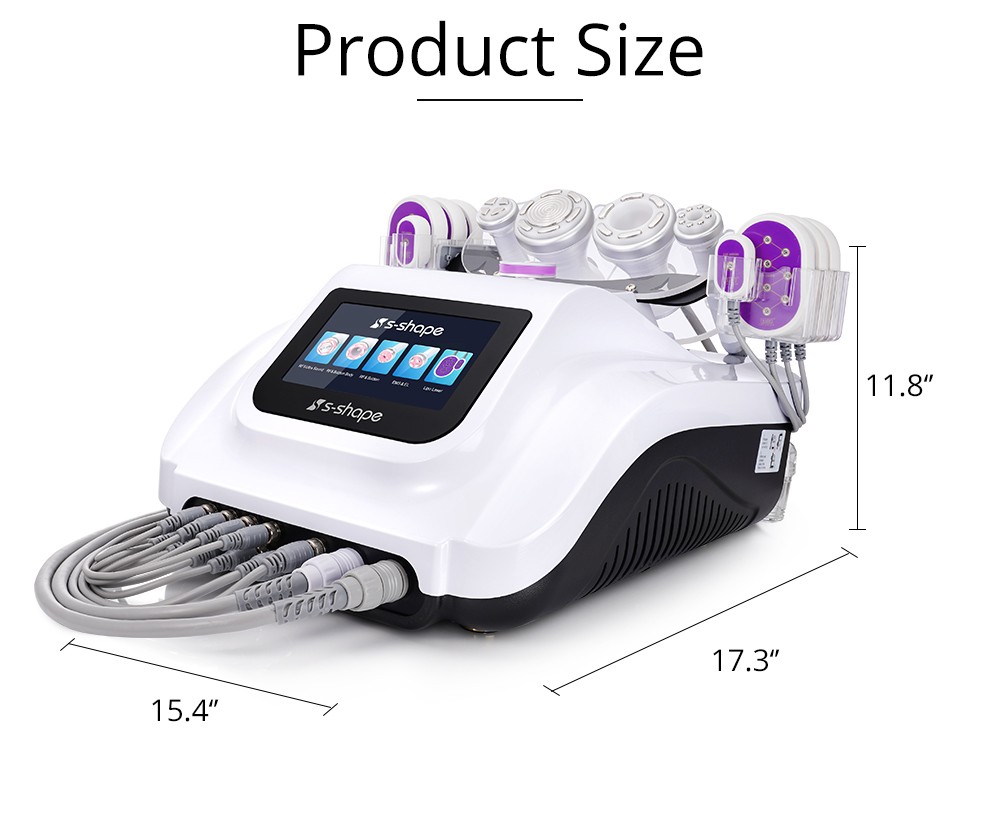 Premium 6 Attachments Beauty Machine for Improve Sagging Skin Targeted Body Zone