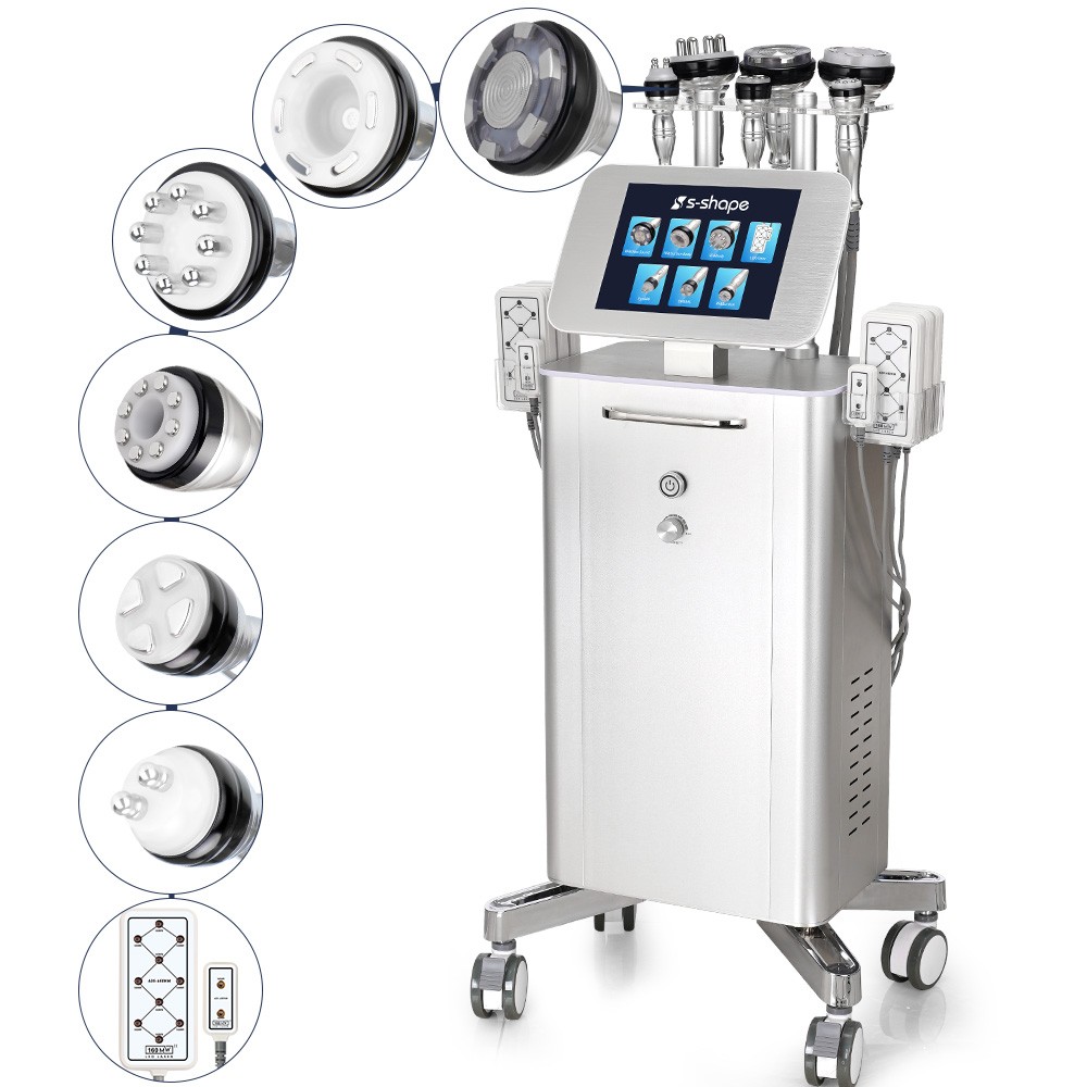 7 Attachments Vertical Spa Machine for Improve Sagging Skin Targeted Body Zones