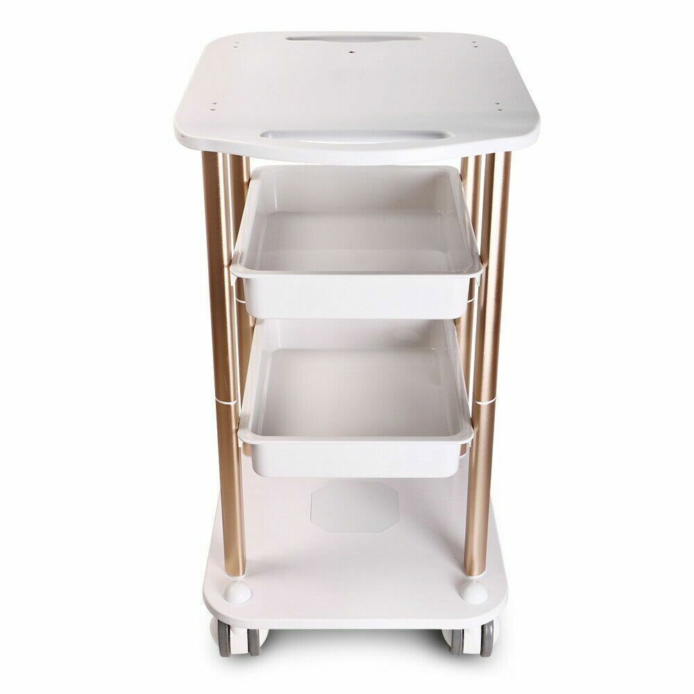 Instrument Rolling Cart For Cavitation Beauty Machine Salon SPA Trolley Stand US