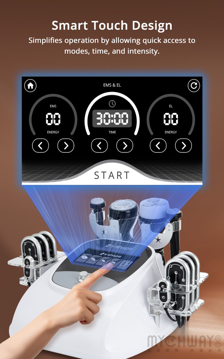 6 in 1 Beauty Machine for Body Massage Facial Care Skin Lift Loss WeigQ S-SHAP4
