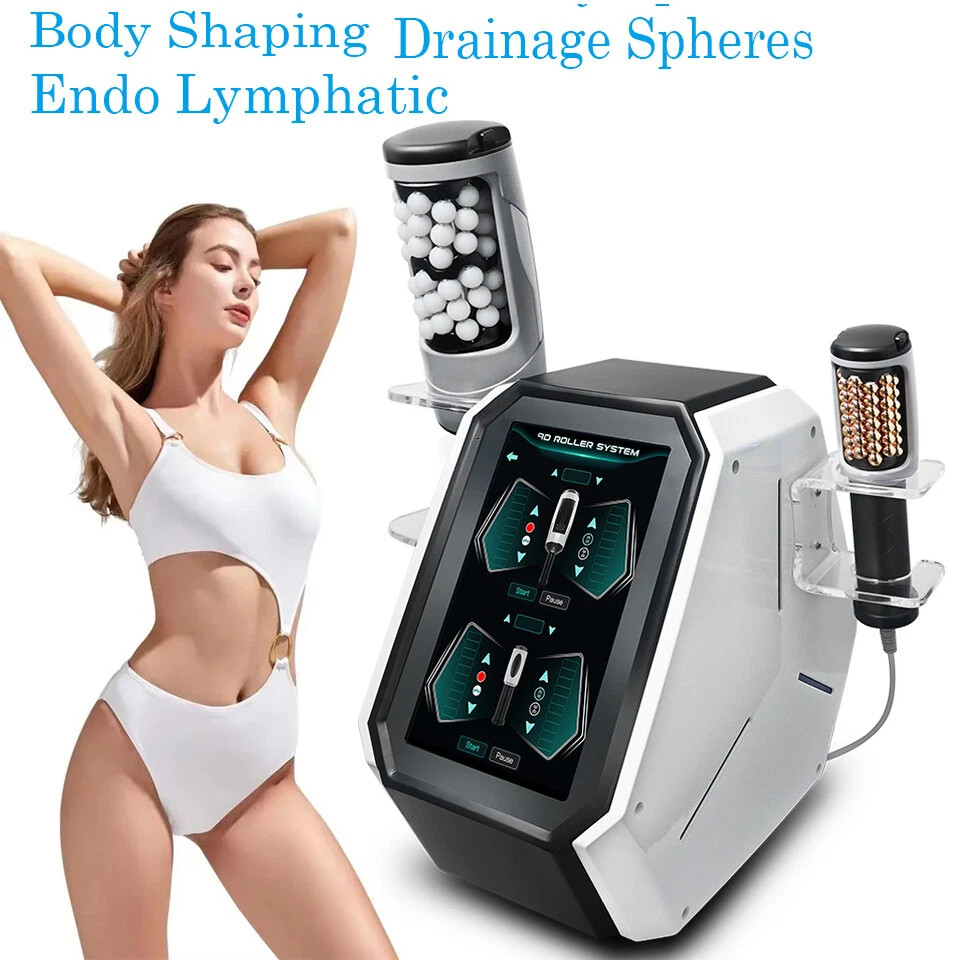 2 in 1 9D Inner Ball Roller Machine Lymphatic Drainage Body Massage Taut Skin