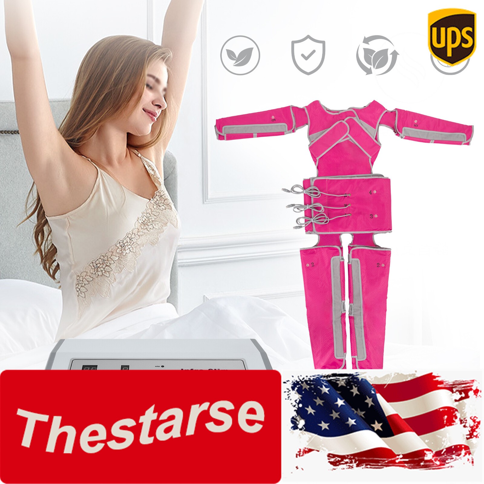 Air-Pressure Pressotherapy Far Infrared Lymphatic Spa Suit Machine Fat Removal