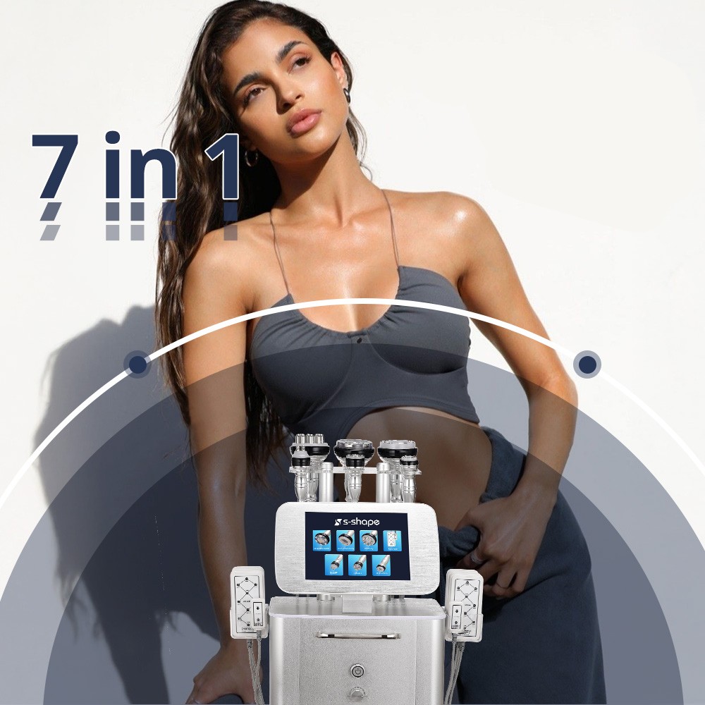 7 Attachments Vertical Spa Machine for Improve Sagging Skin Targeted Body Zones