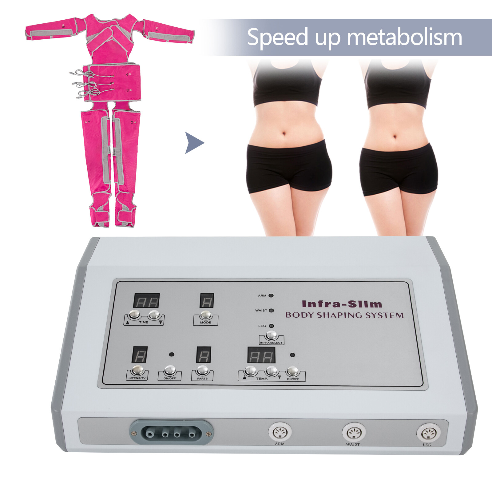 Air Pressure Lymphatic Drainage Pressotherapy Weight Loss Slimming Machine Body