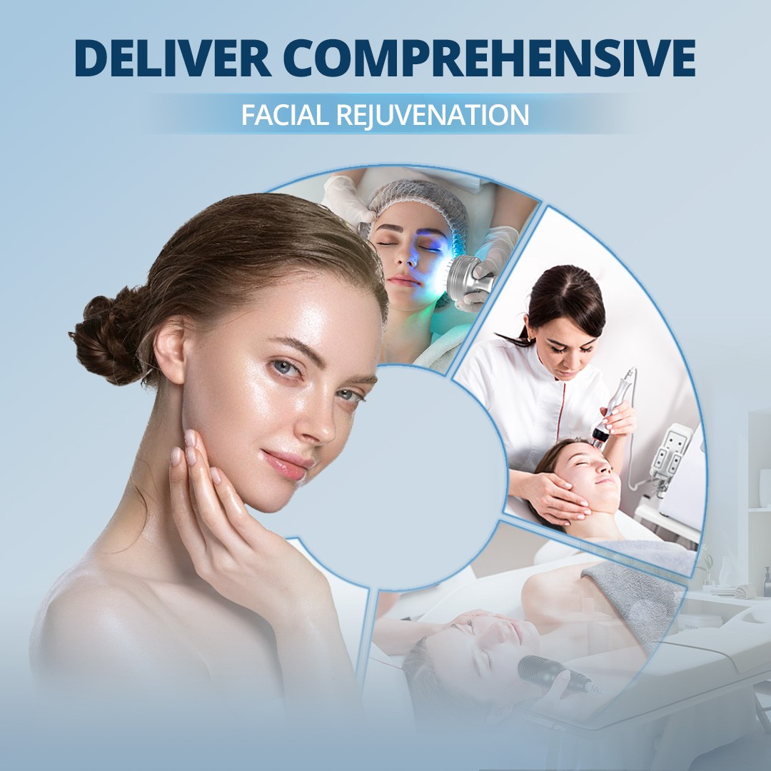 10 in 1 Beauty Machine for Body Massage Facial Skin Care Spa Salon Spa Use Elite