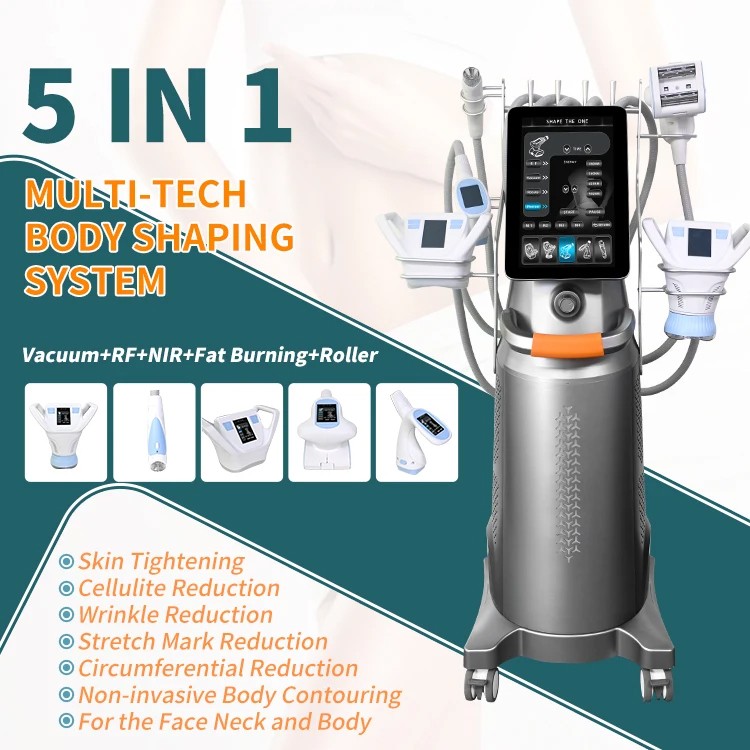 Body Vela Shaping RF Lifting Skin Vacuum Rolling Fat Reduction Slimming Machine